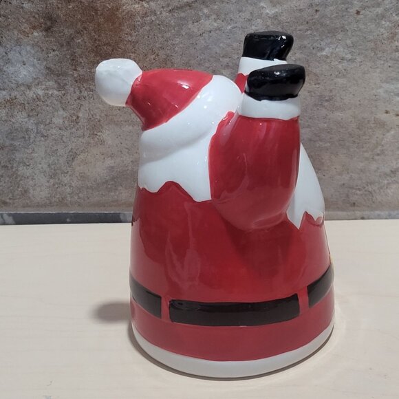 Tii Collections Upside Down Santa Claus Ceramic Mug Hand Stand Christmas Coffee - Picture 16 of 16